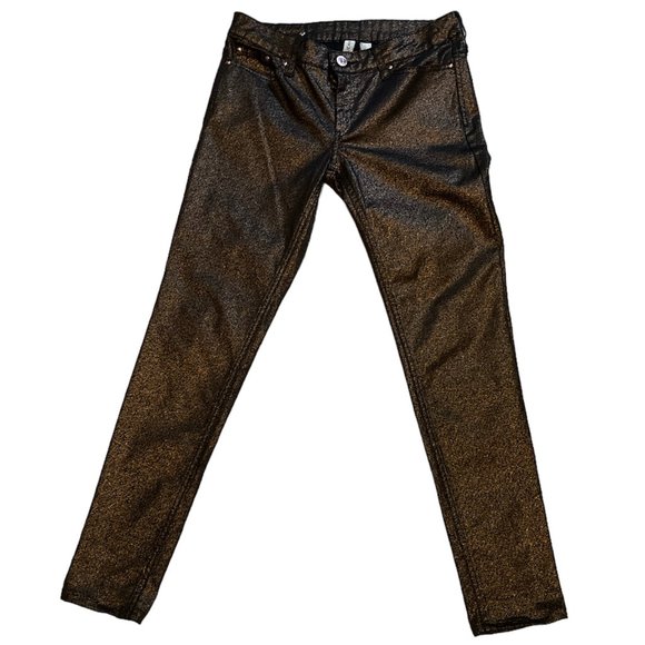 MNG Shimmer Jeans Rose Gold Buttons and Studs - Picture 1 of 6